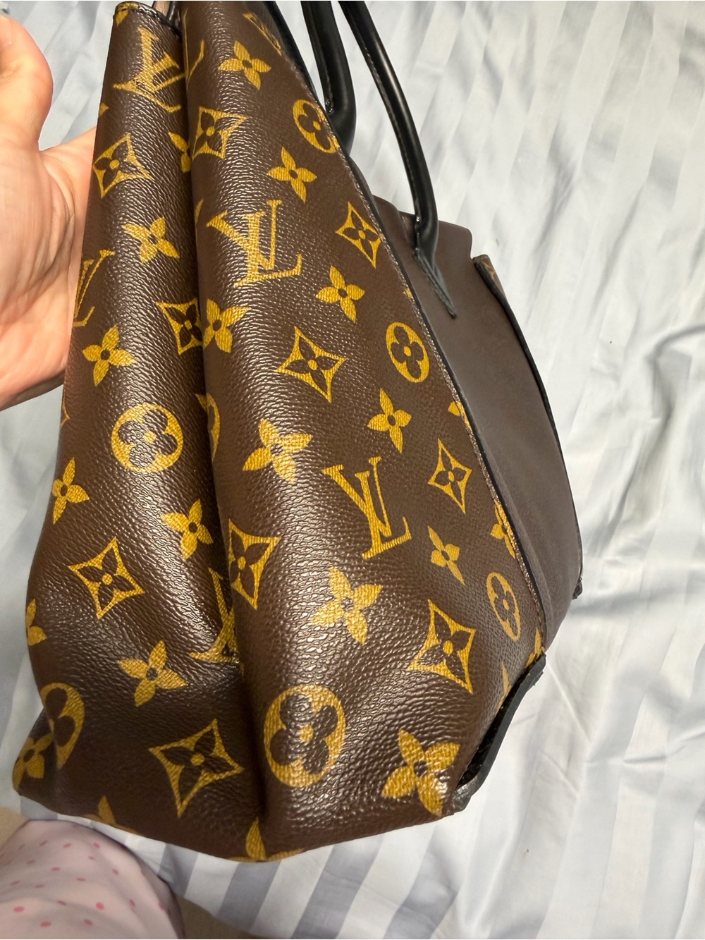 Louis Vuitton W Tote PM Brown Canvas/Leather - Picture 5 of 16